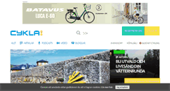 Desktop Screenshot of cykla.se